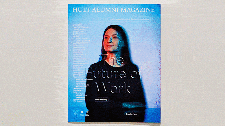 Hult Alumni Magazine covers GIF