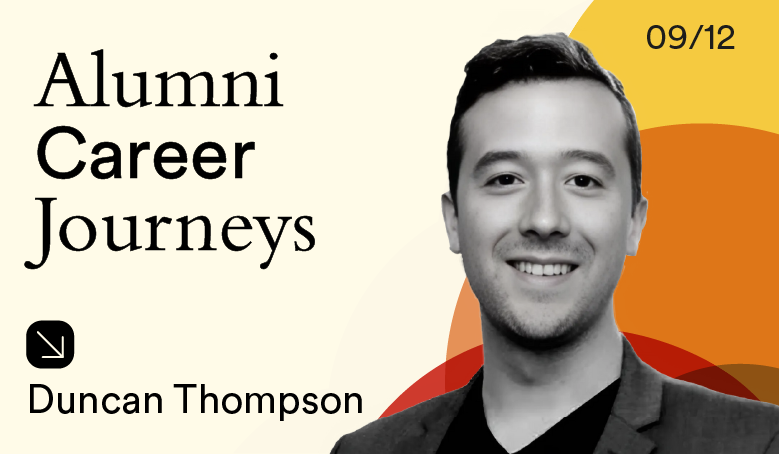 Alumni 12/12: Career Journey 09—Duncan Thompson