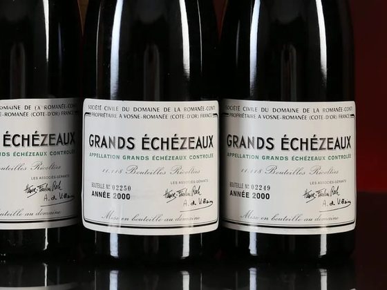 Bottles from a Spectrum Wine auction