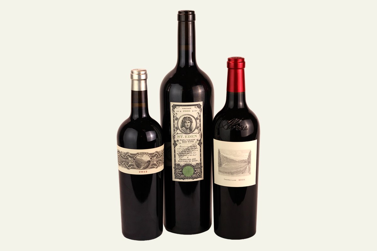 Promontory 2012, Bond St. Eden 2006 and Abreu Thorevilos 2001