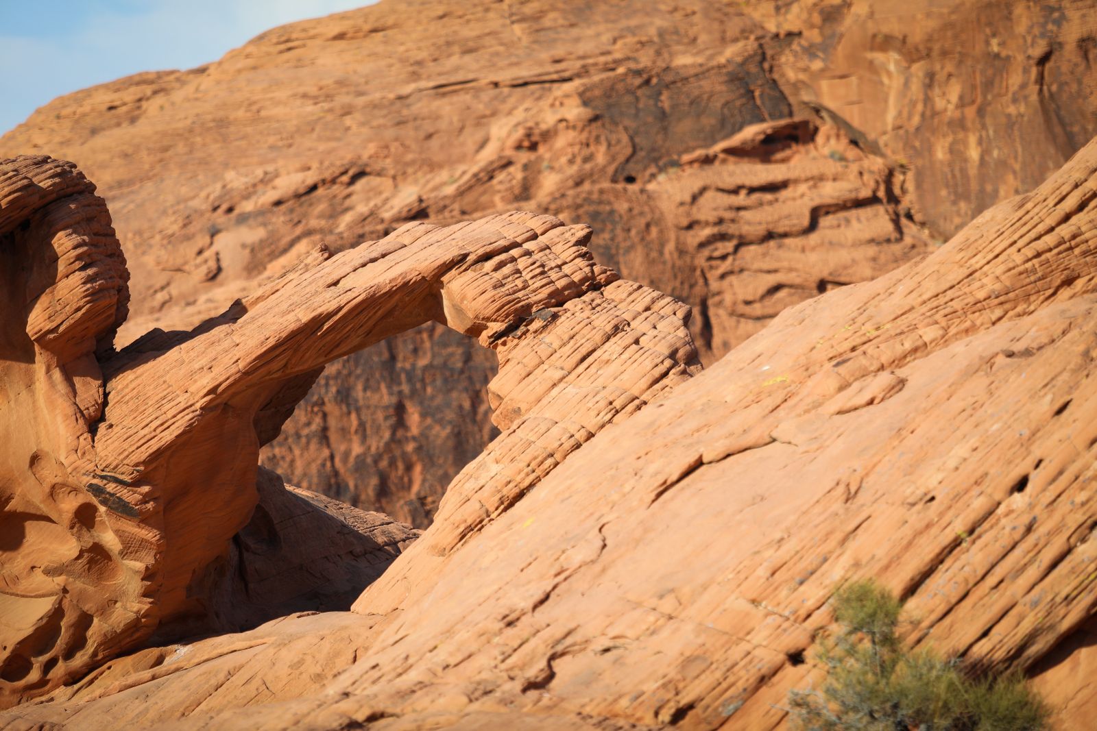 Arch Rock in Valley of Fire State Park, Nevada