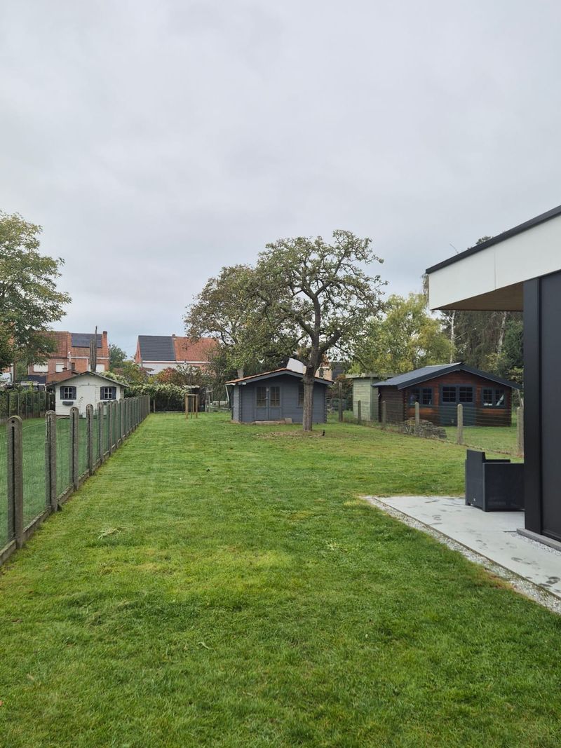 Afgewerkte tuin