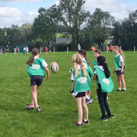 Pupils at the primary schools rugby blitz at Clonakilty RFC (photo 5 of 24)