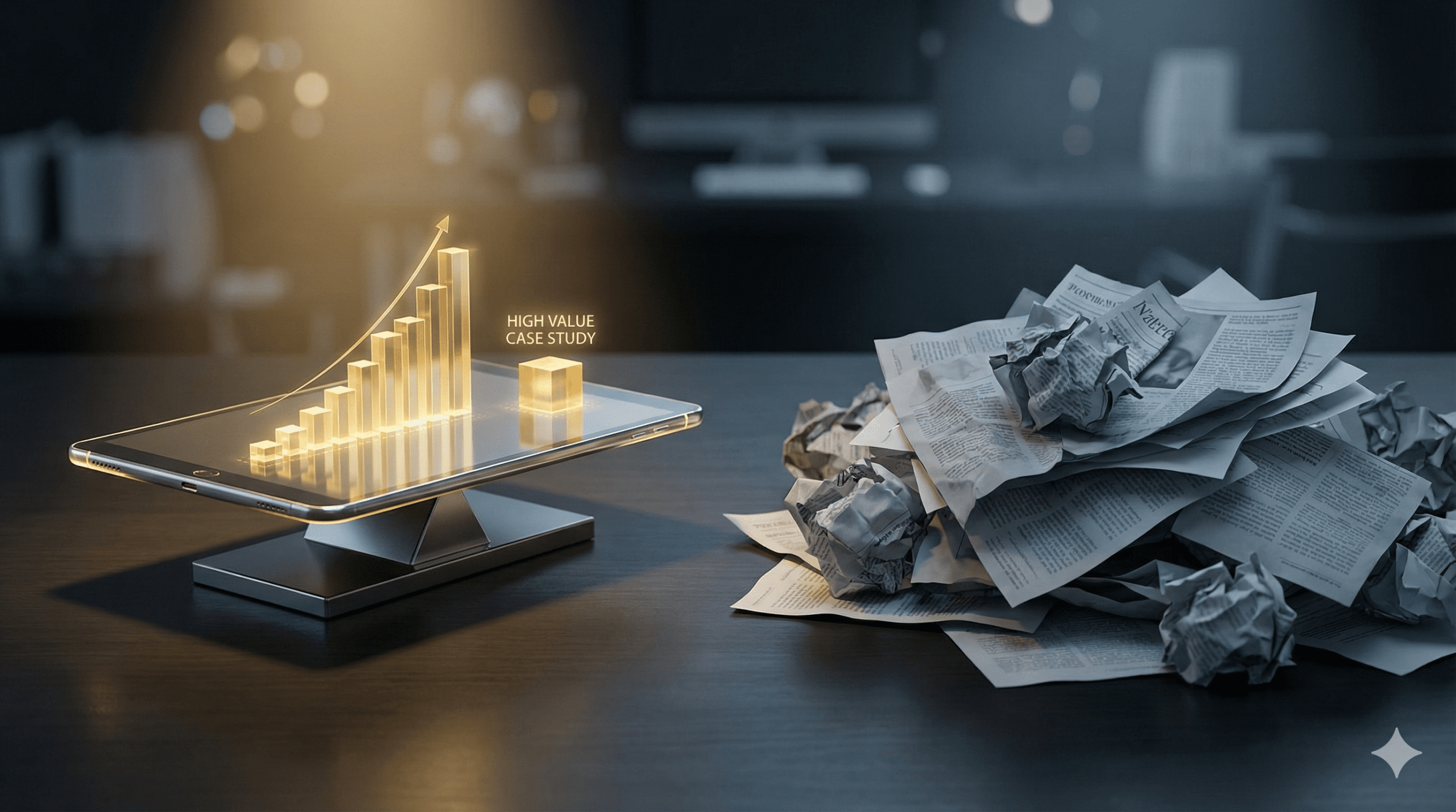 Case Study B2B: Dlaczego 1 Treść Premium > 10 Tanich Blogów?