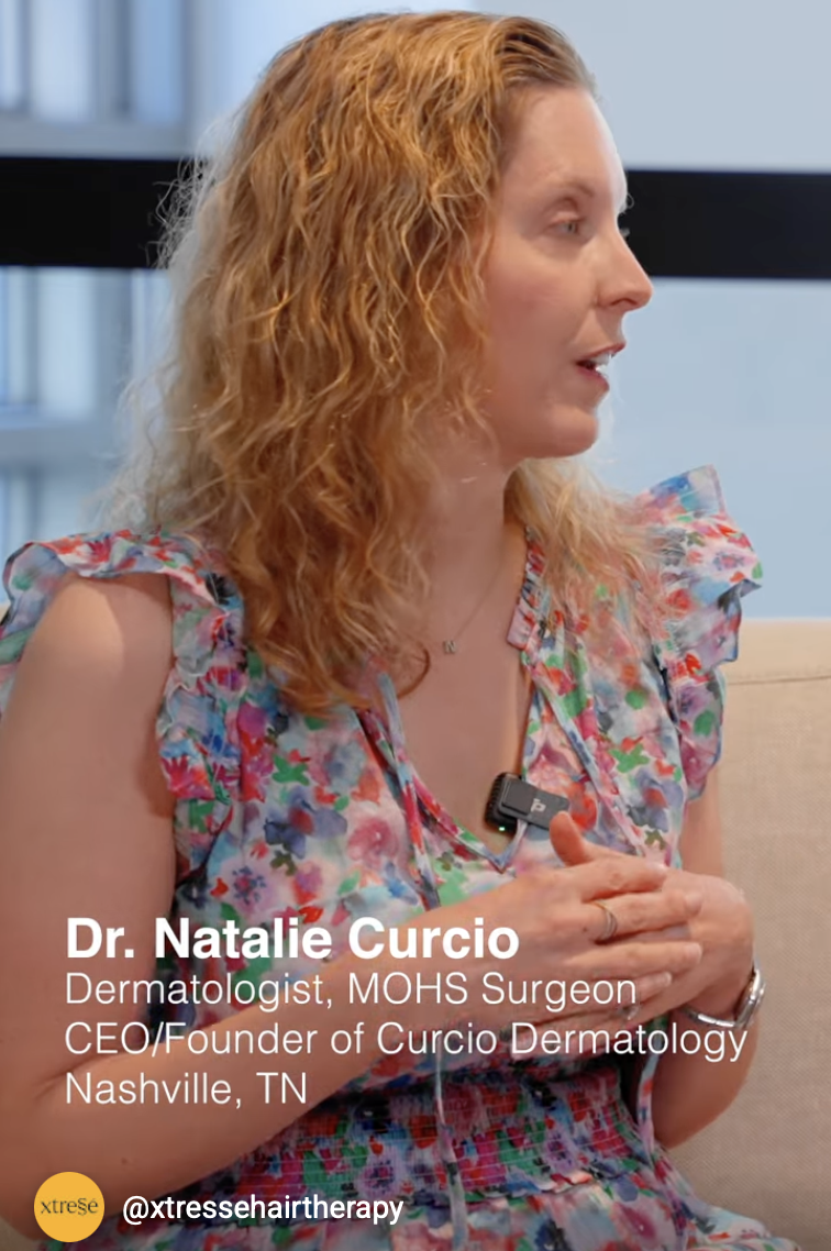 A Dermatologist's Hair Growth Three Months Into Xtressé