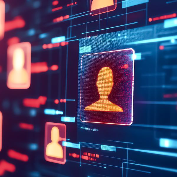Digitaler Hintergrund auf einem Computer-Bildschirm