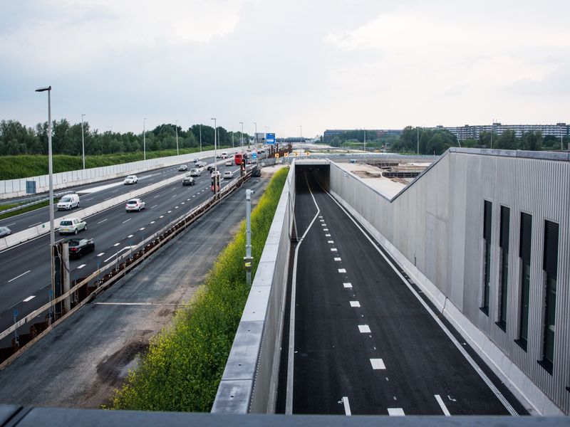 Wegverbreding A9 Gaasperdammerweg, onderdeel van SAA
