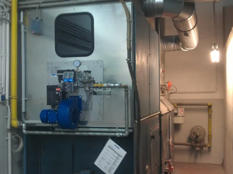 Umbau auf Gasflächenbrenner an Altanlage