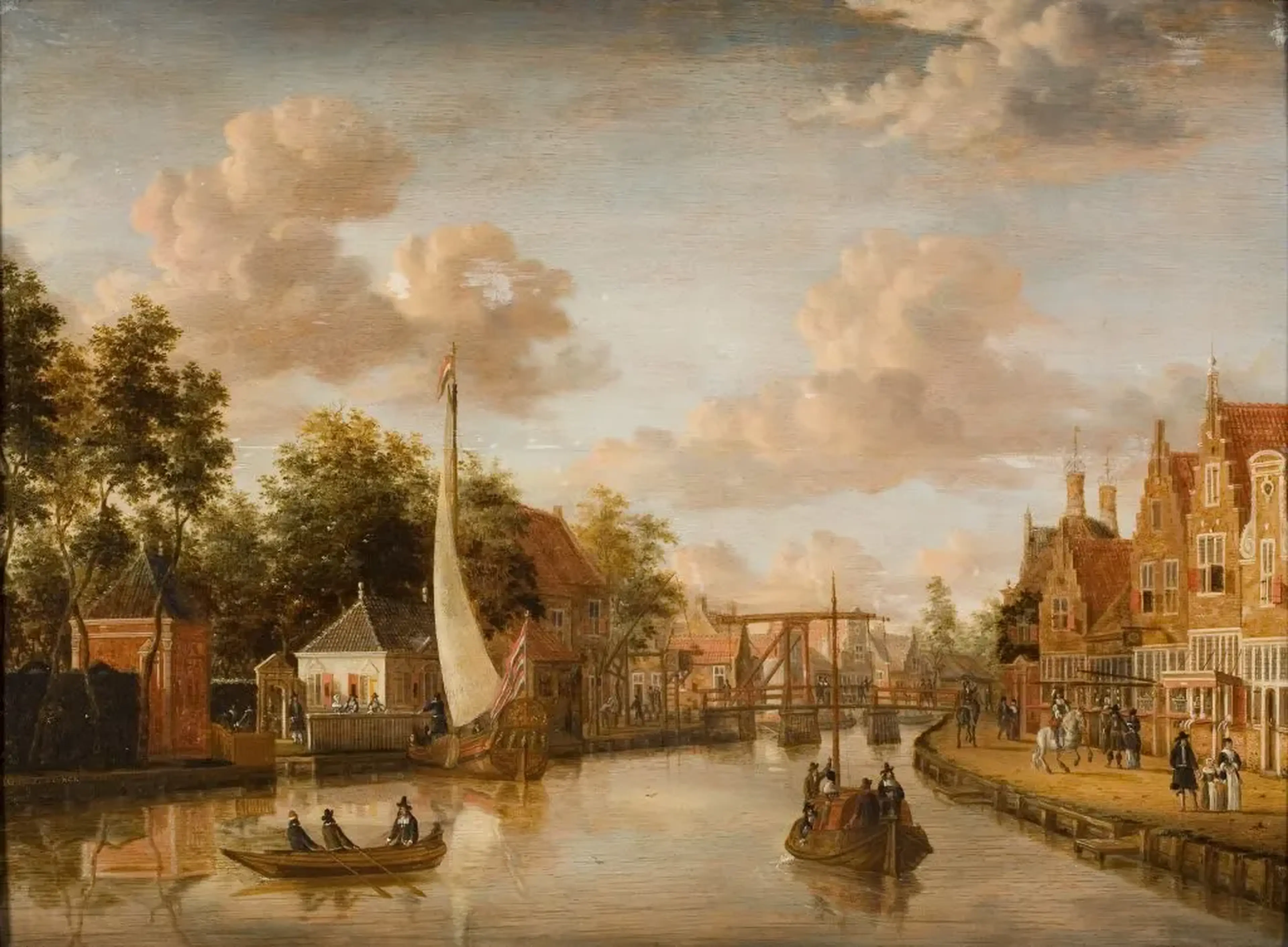 Zicht op Maarssen, Jacobus Storck