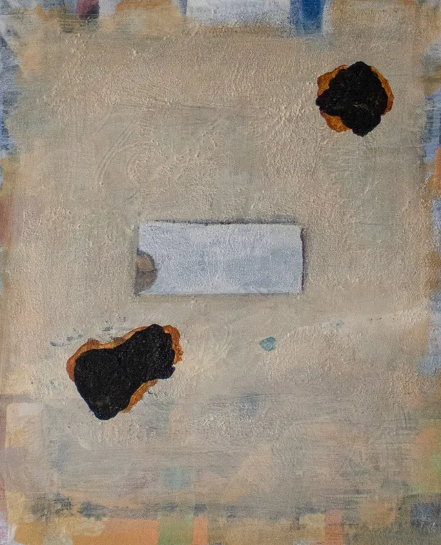 Schilderij van Günther Borst: “Levenruimte R”