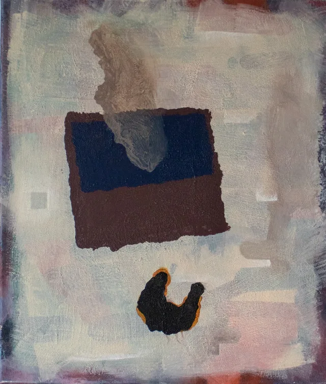 Schilderij van Günther Borst: “Levensruimte N”