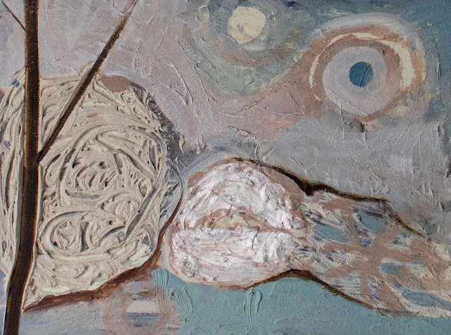 Schilderij van Günther Borst: “Grijstintenstudie” (i)