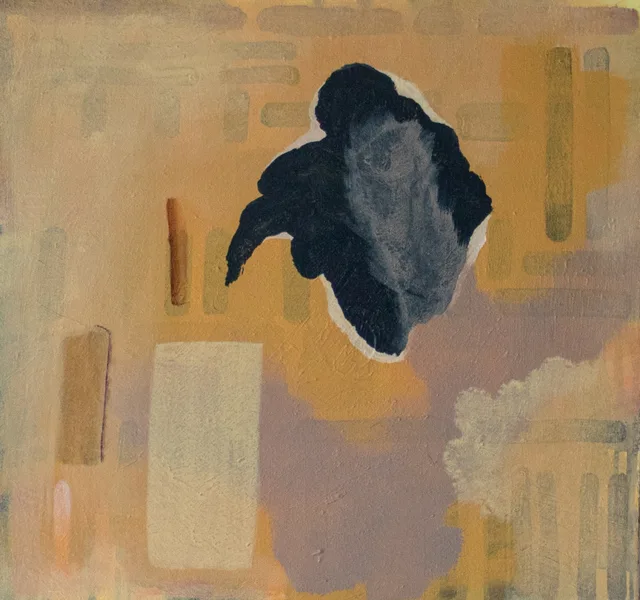 Schilderij van Günther Borst: “Levensruimte O”