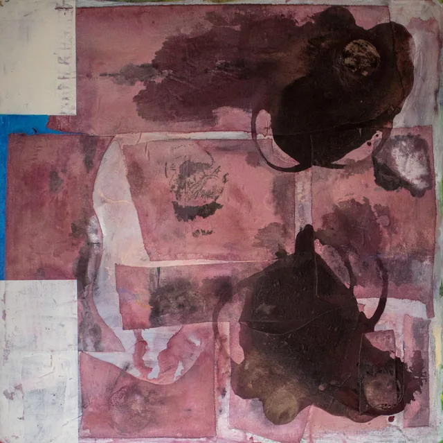 Schilderij van Günther Borst: “Levensruimte M”