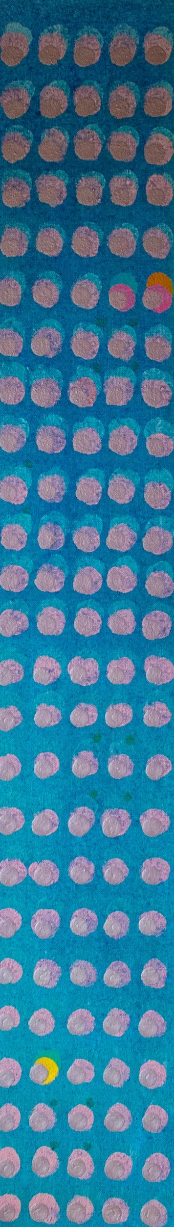 Schilderij van Günther Borst: “Ad infinitum” (viii) (stippen)