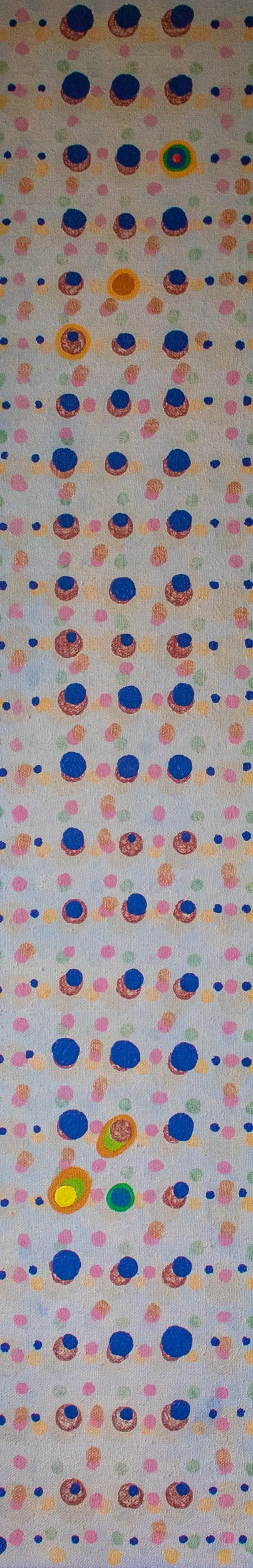Schilderij van Günther Borst: “Ad infinitum” (vii) (stippen)