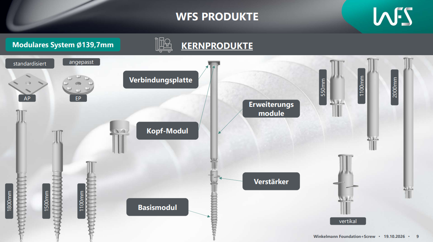 Schraubfundamentsysteme