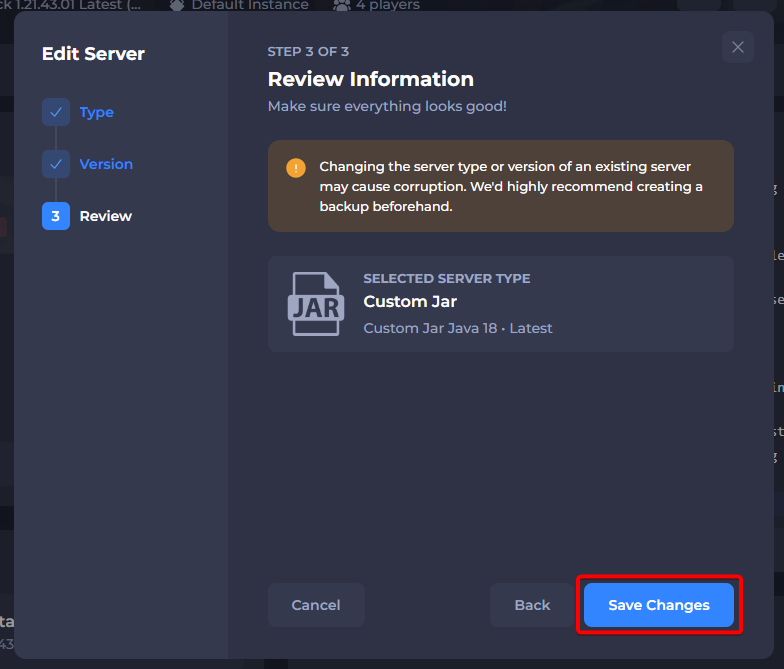 How to Install a Custom JAR (Custom Server Type) - Shockbyte