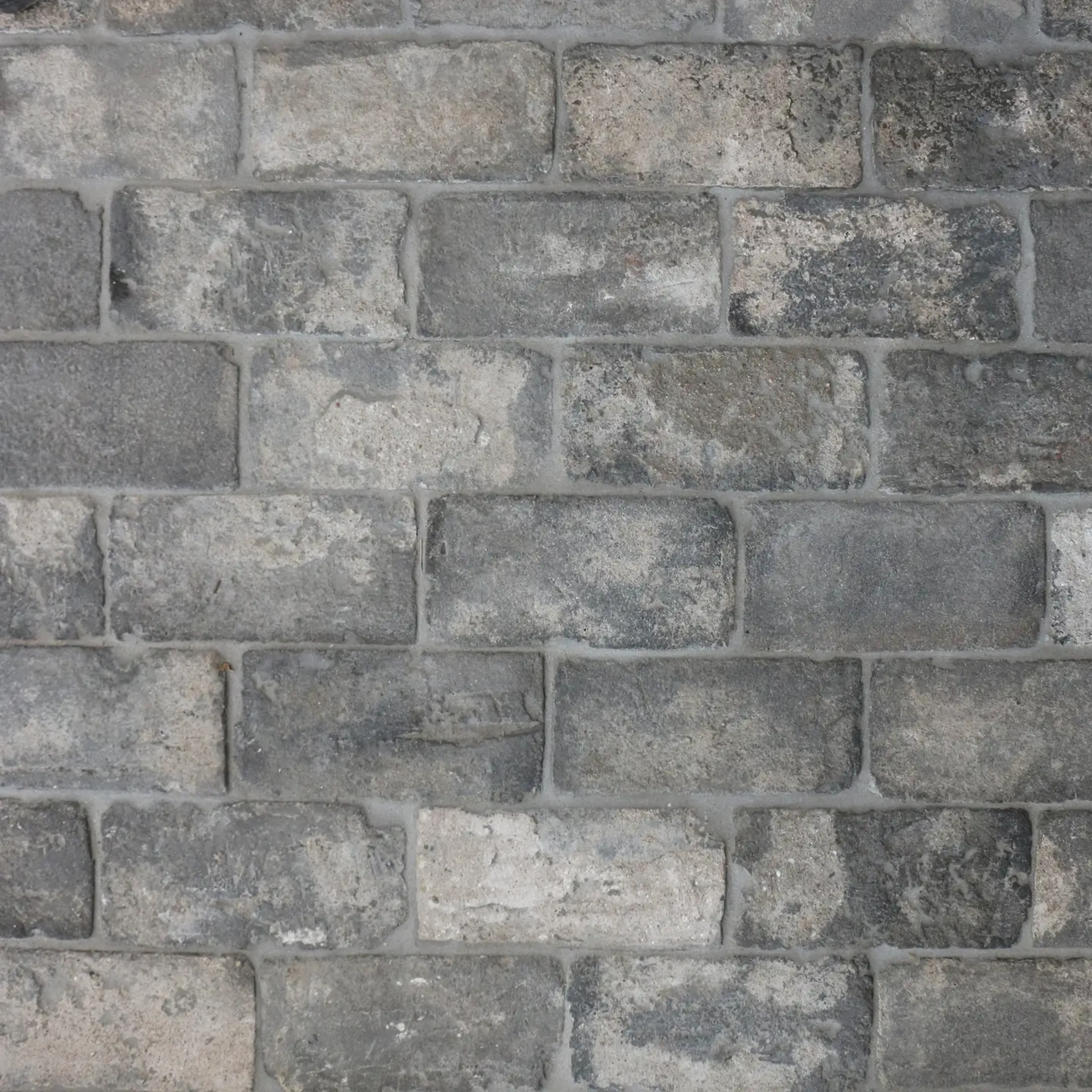 Natuursteen close up oude terracotta plavuis grijsblauw