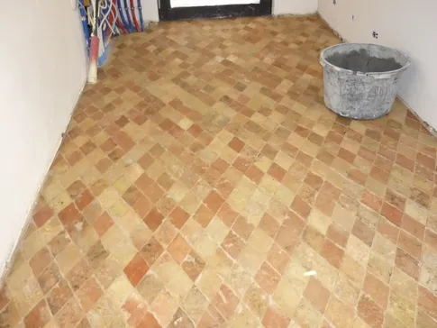 Natuursteen oude terracotta diamant oranje geel roodjpg