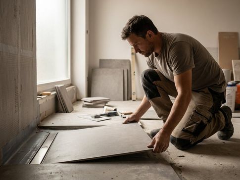 Inloopdouche tegelen
