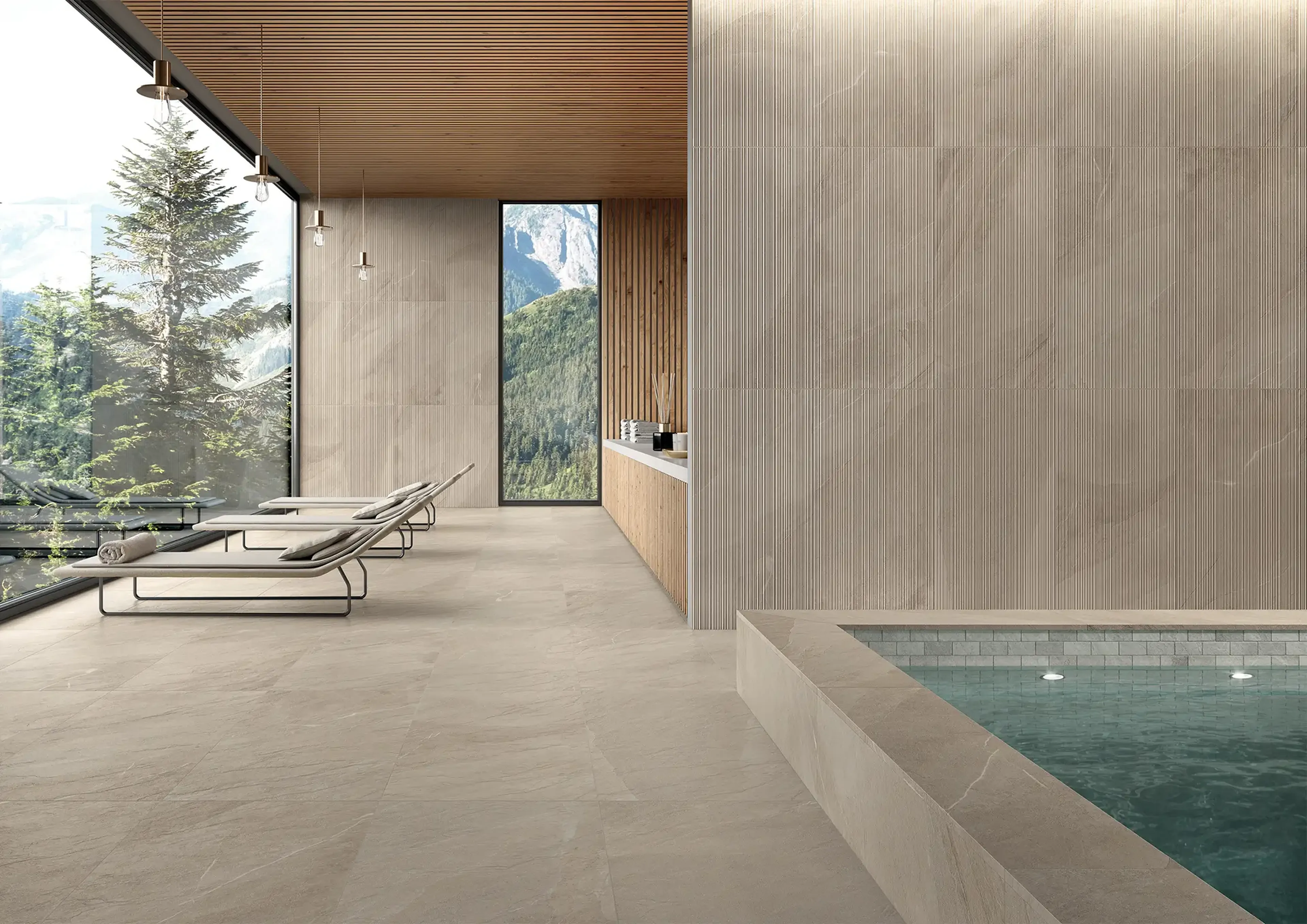 Italgraniti Serie Shale italgraniti shale taupe 600x1200 en 600x1200 ribbed en 300x1200 20mm spa