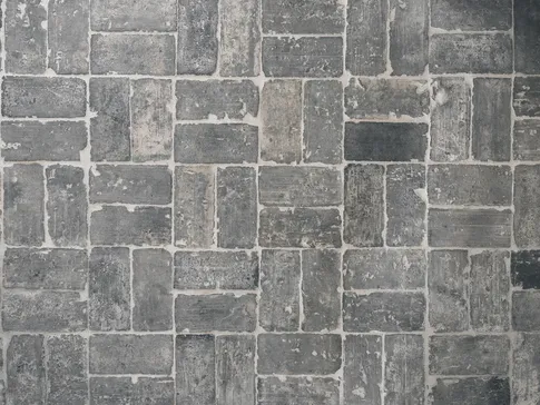 Natuursteen oude plavuis grijs blauw close up