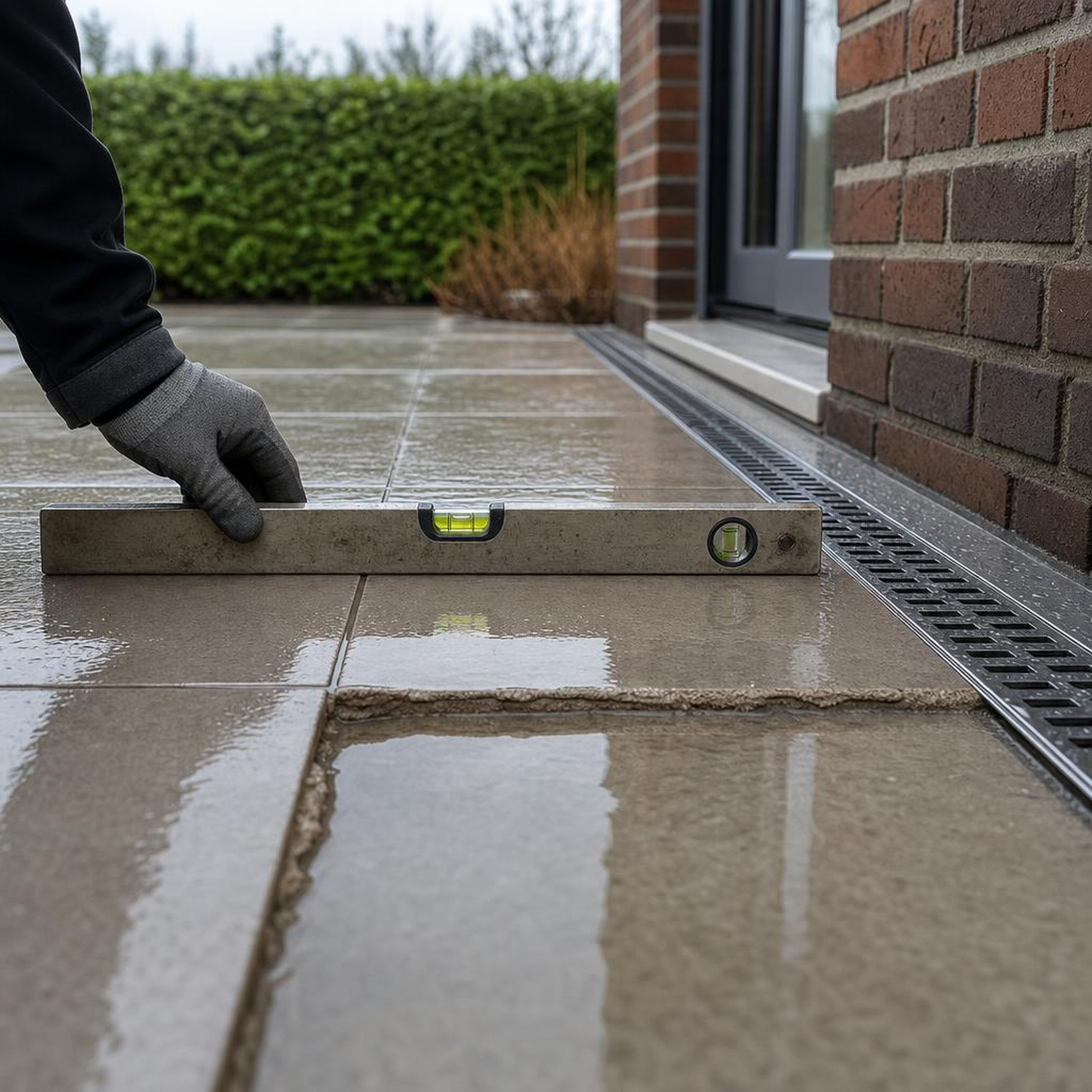 Fouten bij buitentegels op een terras – plasvorming en verzakkingen