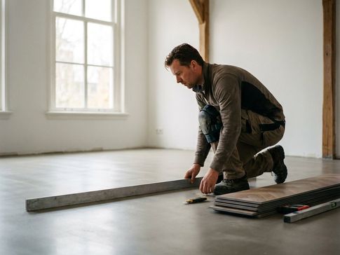 Is egaliseren nodig onder visgraat PVC? – inspectie op locatie