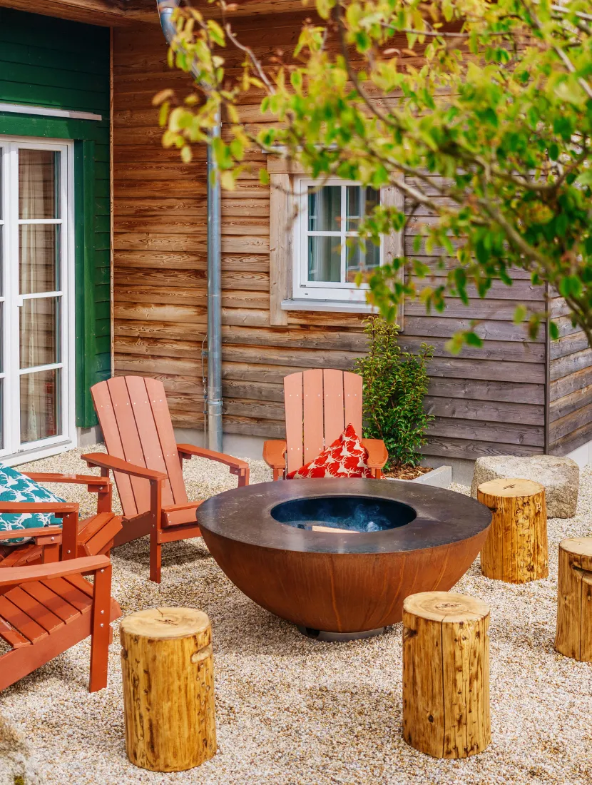 Gemütliches Ferienhaus im Harz mit Terrasse, Feuerstelle und Sitzmöglichkeiten