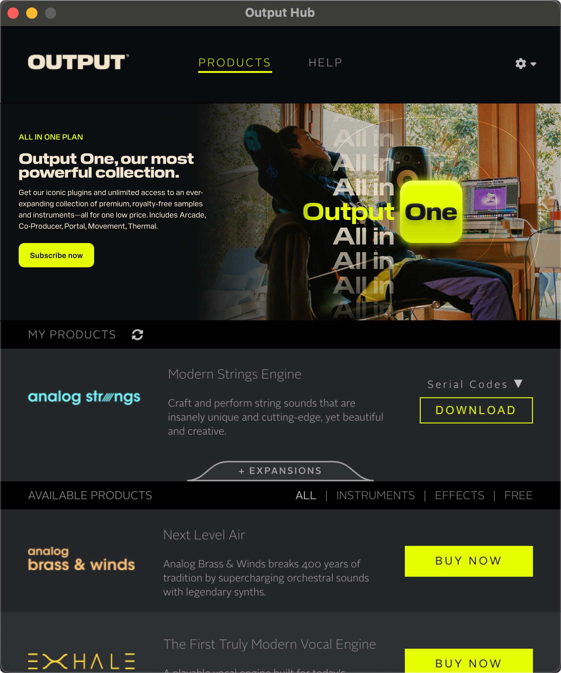 Output Hub - Output