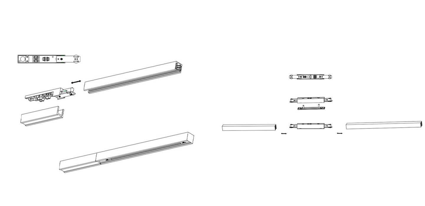 Dit is een startstuk en centrale starter voor lichte rails