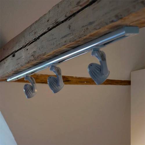 Spotlights op een lightrail