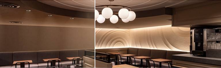 Lighting design before/after