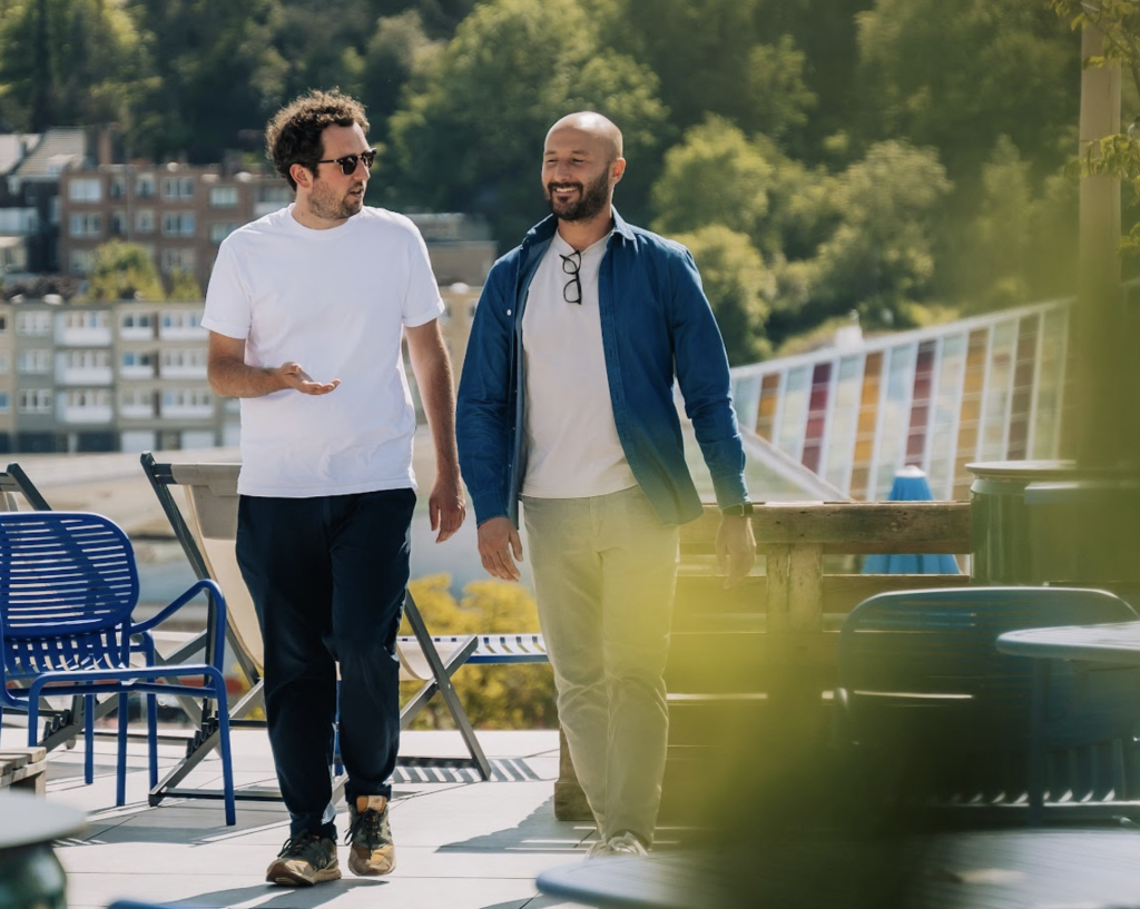 Maximilien Veriter - CPO of glooh and Dimitri Themelis - FOUNDER of glooh