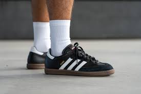 Adidas Samba Shoes - Black / White