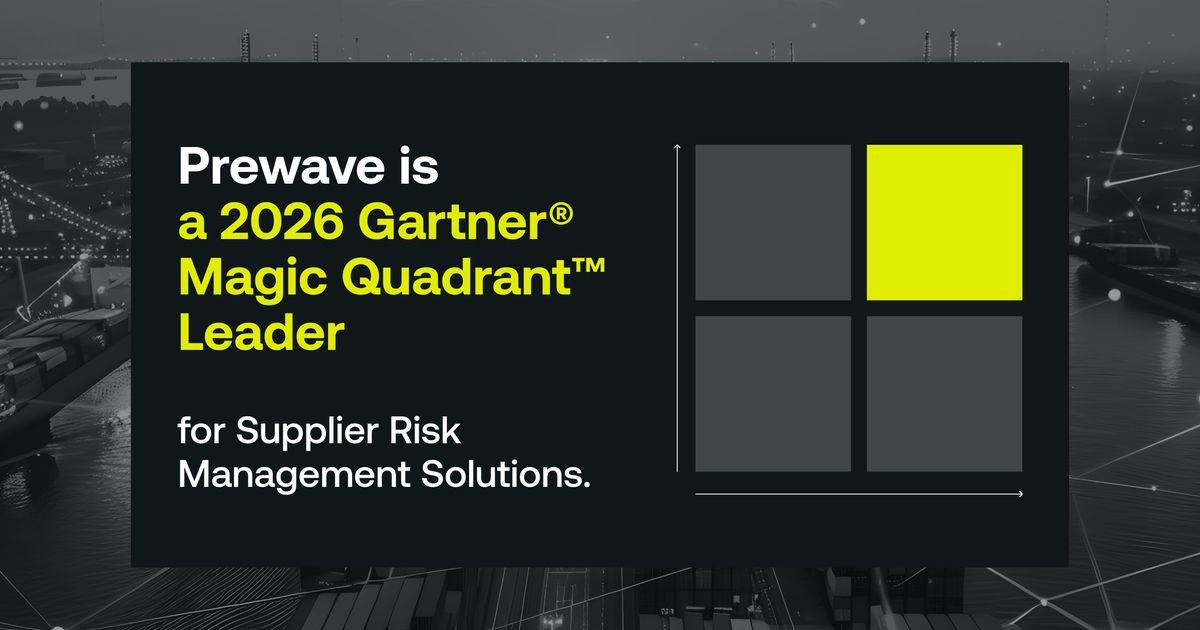 Prewave Named A Leader in the 2026 Gartner® Magic Quadrant™ for ...