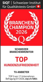 SIQT Top 3 TV-Anbieter 2026