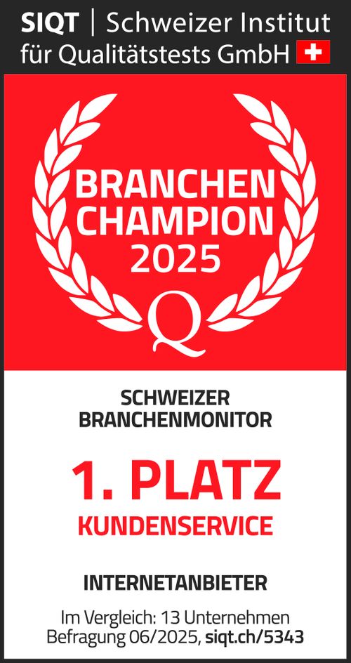 SIQT 1. Platz Kundenservice 2025