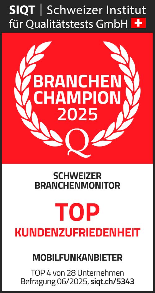 TOP Kundenzufriedenheit Mobilfunkanbieter