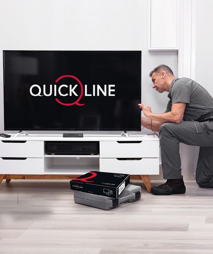 Installationsservice bei Quickline