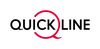 Quickline Logo CMYK Schwarz Rot