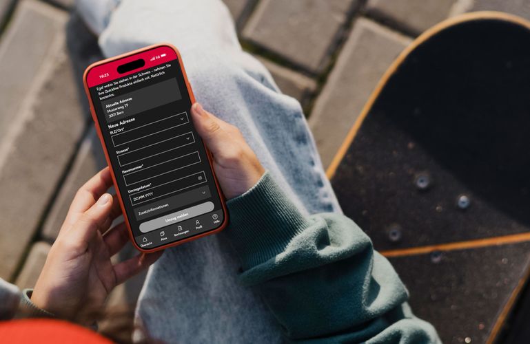 myQuickline: Umzug