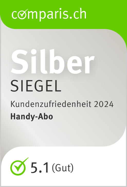 Comparis Label: Silber Siegel Kundenzufriedenheit 2024