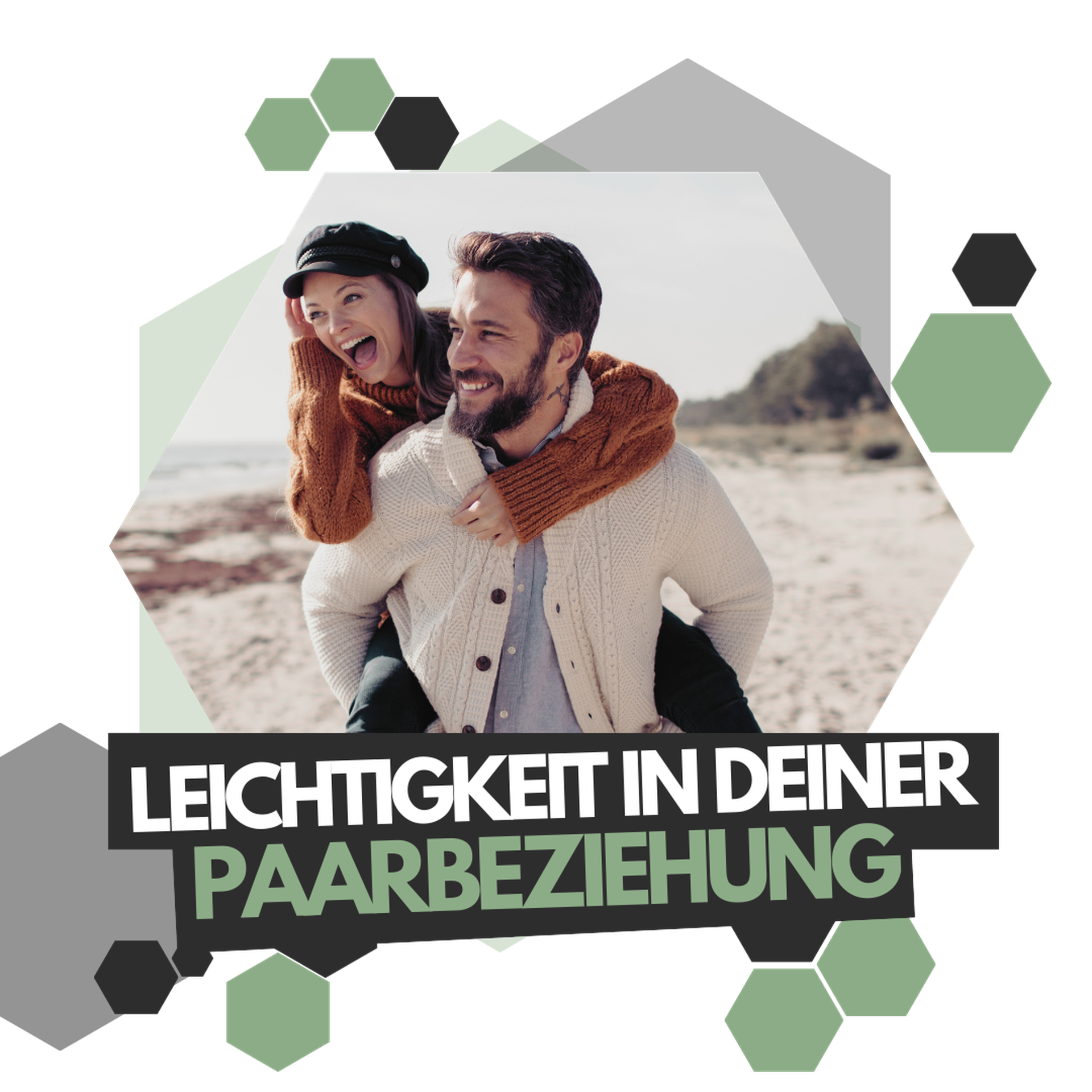 Ein Paar glücklich am Strand