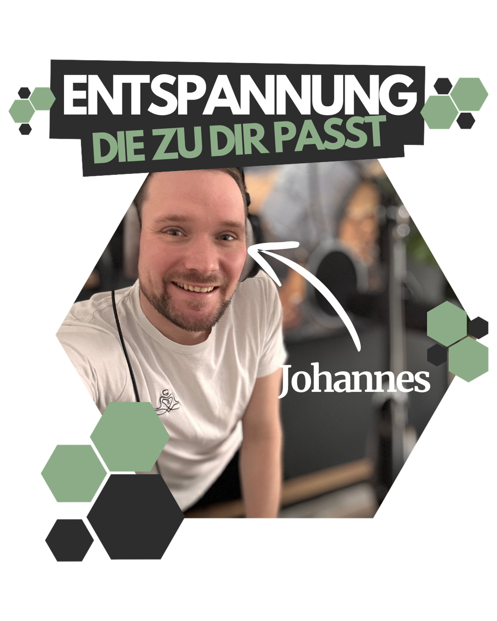 Johannes während einer Tonaufnahme