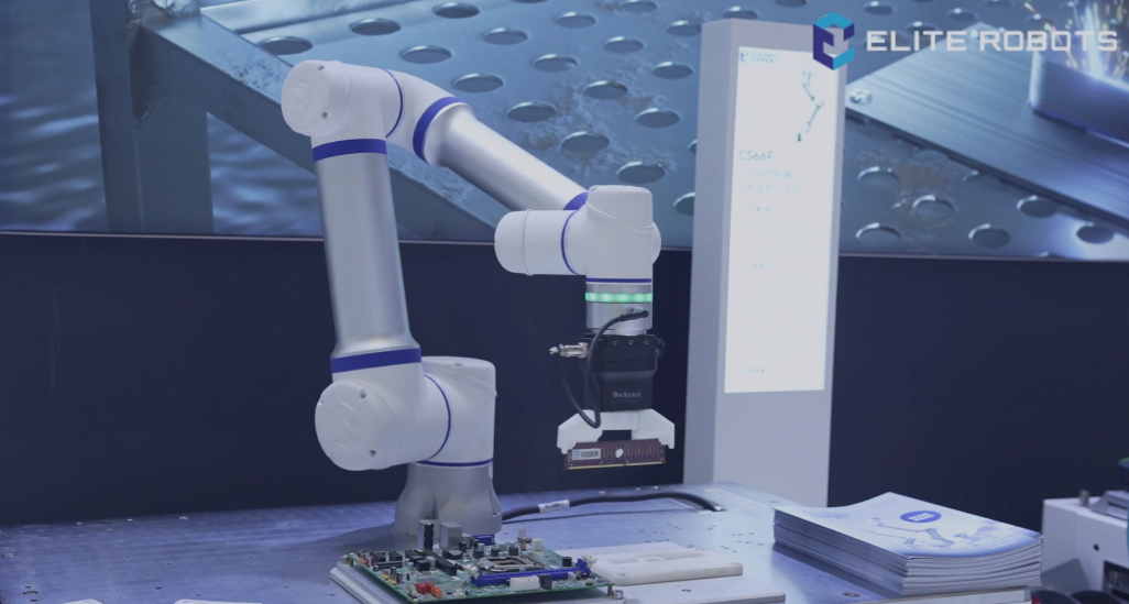 Elite Robots CS66 PCB assembly demonstration