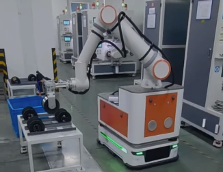 Mobiles Austauschsystem für Drahtrollen mit Fairino FR20