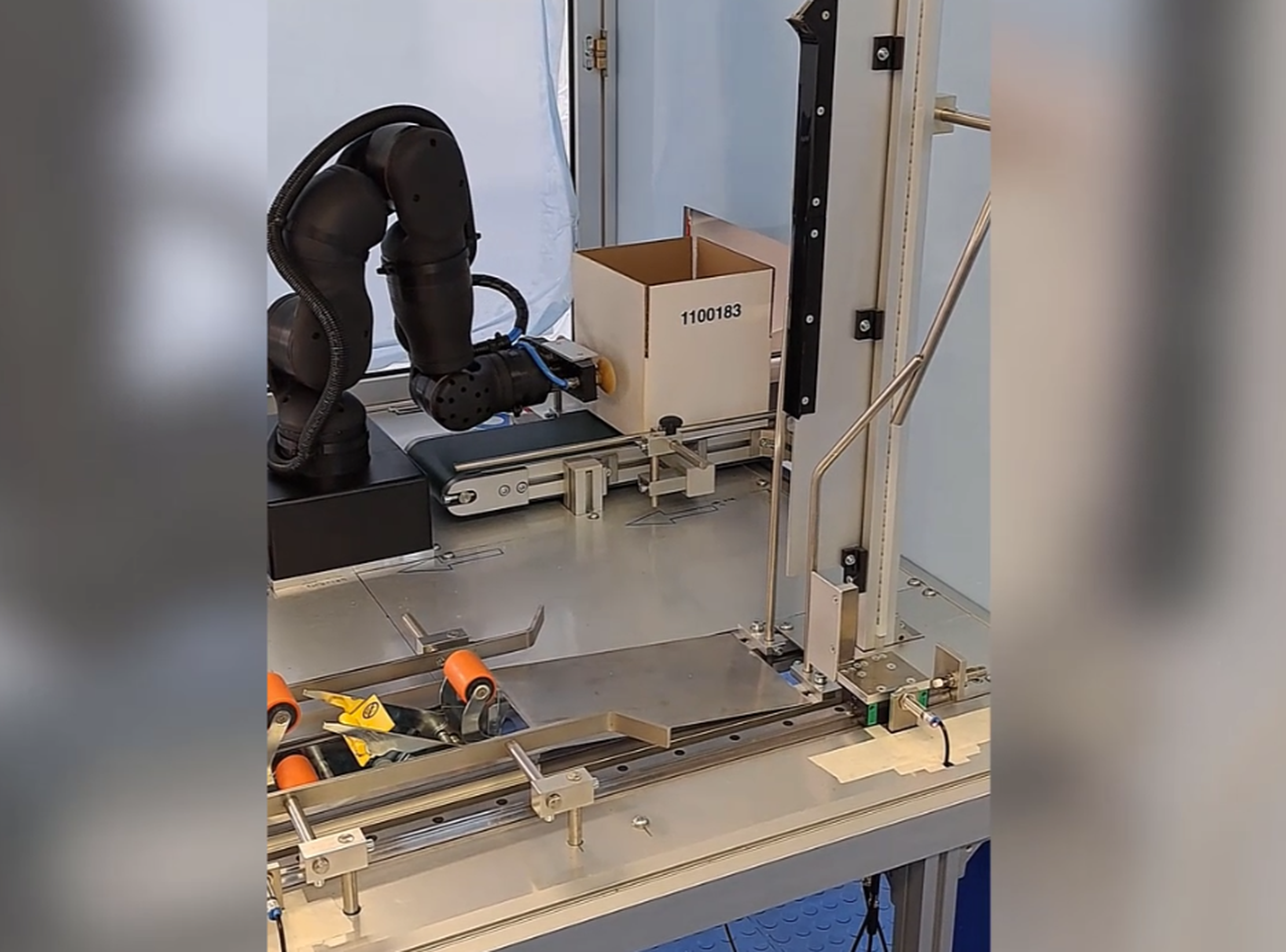 Automated Carton Folding and Sealing with ReBeL 6 DOF