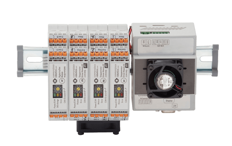 Modular DIN-Rail Robot Controller